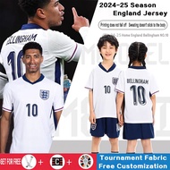 2024-25 England National Team European Cup Home Kids Football Jersey Harry Kane Jack Grealish Phil F
