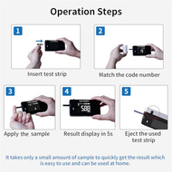 Hemoglobin Tester Kit, Hemoglobin Tester, Cholesterol Test Kit, Uric Acid Test Kit, Contains A Total