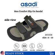 asadi 80358 man slip on adjustable sandal | kasut sandal lelaki asadi saiz besar