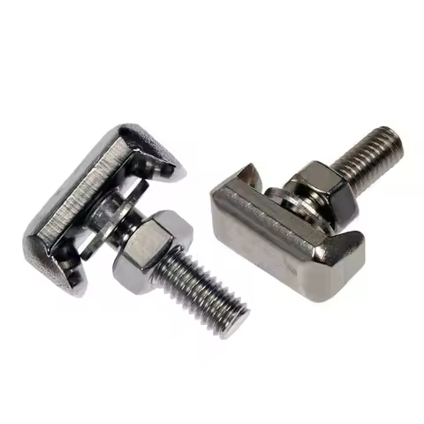 Auto T-Bolt Stainless Steel Battery Cable Connector Cable Terminal Connector Replacement Battery Con