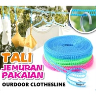 Tali Ampaian Baju Tali Jemuran Pakaian Cloth Hanger Hanging Clothes Jemur Penyidai Kain Tali Penyidai Baju Clothesline