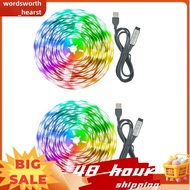 2pcs Led Light Strip 39.37inch USB 5050rgb Waterproof Integrated Light Strip Smart Tv Background Lig