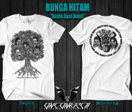 KAOS PUNKKAOS BAND PUNK BUNGA HITAMKAOS BUNGA HITAM