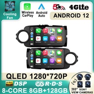 LP-6 SMT🛕QM Android 12 For Toyota Yaris 2012 - 2017 Car Radio Autoradio GPS Navigation Multimedia Player Carplay Stereo