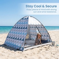 Pop Up Beach Tent for Family Camping and Outdoor Sun Protection - 3 Season Shelter