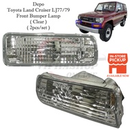 Depo Toyota Land Cruiser LC2 LCII LJ78 LJ77 KZJ78 1990-1996 Front Bumper Lamp ( Clear )