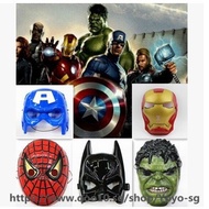 Superhero Halloween Mask for Kid &amp;amp  Adult Avengers Marvel Captain America Spiderman Hulk Iron Man