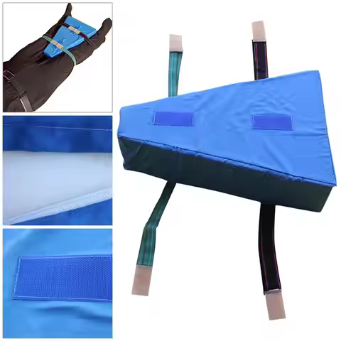 Hip Abduction Support Pillow with Straps Trapezoidal Pad Pillow for Elderly