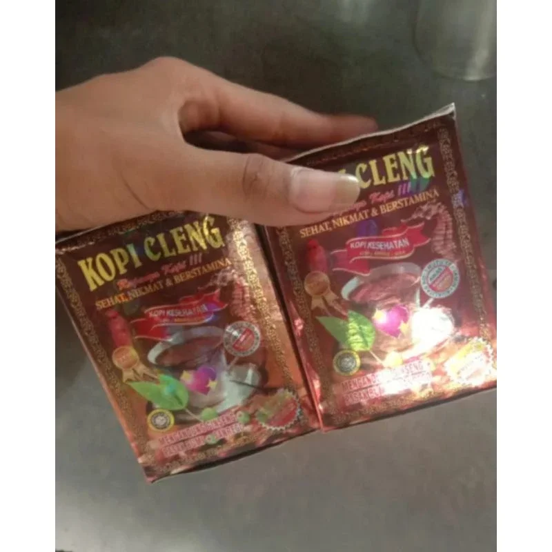 Kopi susu nikmat berkhasiat CLENG100% ORIGINAL isi 10 pcs/sachet