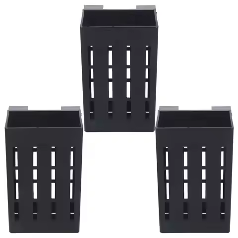 3pcs Plastic Aquarium Plant Holder Fish Tank Aquatic Hanging Aquatic Planter Aquarium Stand Pots Hol