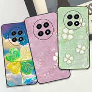 Case for Realme 12 / 12X with four-leaf clover print