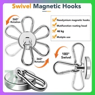 GANTUNGAN Taffware L36 Multifunction Neodymium Magnet Hanger with Carabiner - Load Up to 46kg