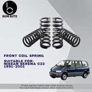 Nissan Serena C23 Front (Depan) Coil Spring, High Quality Coiled Springs