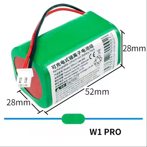 S04-Li-148-800 for Ecovacs Window Treasure 14.8V 800mAh W1 PRO Window Cleaning Robot Battery