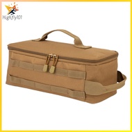 ถังเก็บแก๊สถุงเก็บ Multifunctional Outdoor Camping Organizer เตาแก๊สเครื่องมือปิกนิกกลางแจ้งพกถุง