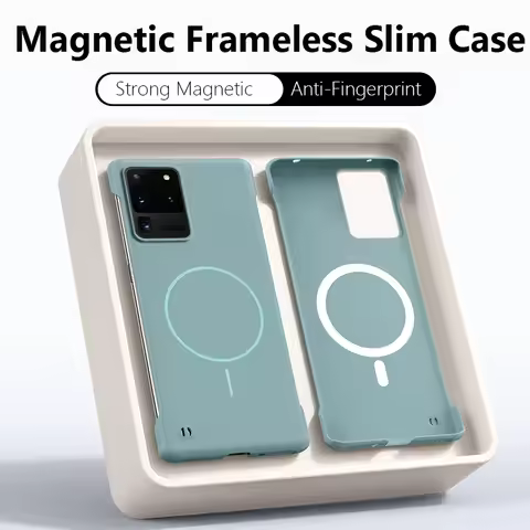 For Magsafe Frameless Magnetic Wireless Charging Phone Case For Samsung S20 FE Plus Ultra S20FE S20P