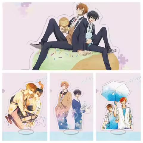 15CM Charm Anime Sasaki to Miyano Acrylic Stand Model Cosplay Characters Ornament Accesorios Goods C