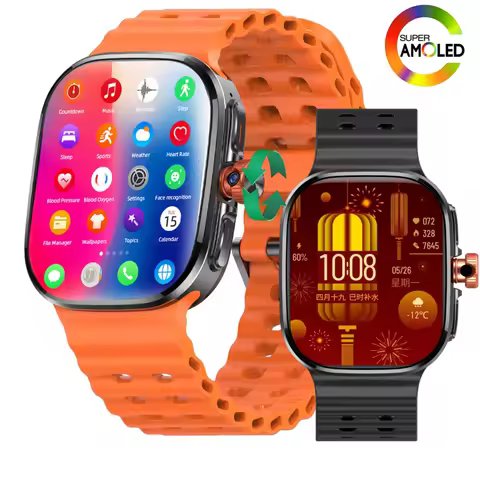 M99 Pro Android 15.0 Smart Watch 2.29inch Amole Touch ID Fingerprint Recognition GPS WiFi Sim Card S