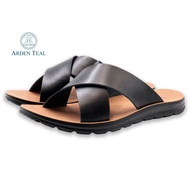 ARDEN TEAL Concordia Black Sandals