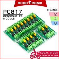 817 Optocoupler Isolation Board 2 4 8 Channel (Two Four Eight Way) Photoelectric EL817 PS817 PC817