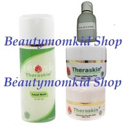 Theraskin paket Whitening Glowing Flek Tebal dan Pori Besar 1 set 4pcs TCA Cream Lightening Plus Sun