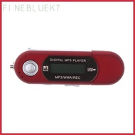 [finebluek7] Portable 4GB USB MP3 Music Video Digital Player Recording w/ FM Radio Red