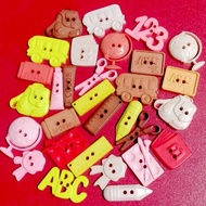 ❤FRC❤(30pcs) Funcy Button school Theme 2 hole