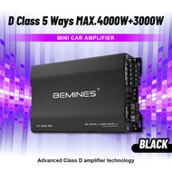 Straight Hair Car Subwoofer Power Amplifier 5 Channel Power Amplifier Multi-Device Connection 12V