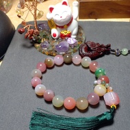 Yan Yuan Prayer Beads Bracelet with 18 Tassel beads ±12.71mm (display case code: GHN-2.1)