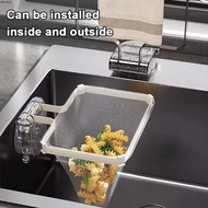 CANVAZY Kitchen Rag Storage Rack, Basket Strainer Sink Strainer Sink Filter Rack,  Kitchen Strainer 