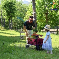 5"7"8" Luxury Camping Wagon Trolley Heavy Duty Shopping Wagon Stroller Trolley Camping Folding Wagon
