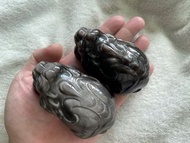 銀耀石 銀曜石 貔貅 大隻 巨大 size 水晶 風水 擺件 皮皮 皮休 正偏財運 辟邪