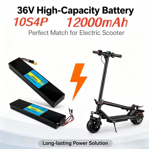 36V 12Ah Rechargeable Lithium Battery Pack 18650 10S4P 500W Power Modified for Xiaomi M365 Electric