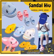 Zaman Now - Sandal Slipper Anak / Sandal HIU Anak Laki laki Perempuan Import / Sendal Rumahan Gambar