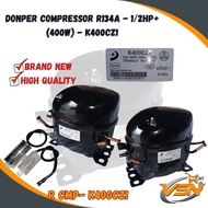 R CMP-K400CZ1 Donper Compressor R134a 1/2HP+ 400W Medium Duty Cooling | Refrigerator / Freezer / Chi