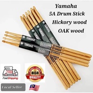 ⚡️OFFER⚡️Yamaha Drumstick 5A Oak Wood & 7A Hikory Wood One Pair Drumstick