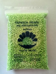 สาคู เม็ดเล็ก สีเขียว ตราไข่มุก 350 กรัม / Sago Seeds green 350g.