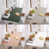 New Solid Color Leather Desk Mat ins Style Table Mat Waterproof Student Study Desk Writing Desk Desk Mat pvc Tablecloth