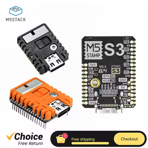 M5Stack StampS3A ESP32-S3FN8 Flash 8MB Wi-Fi Replacement Accessory Intelligent IoT devices for Cardp