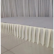 / TABLE DECORATION/ TABLE SKIRT Ruffled Table Skirt 60CM HEIGHT X 300CM LENGTH