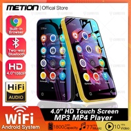 MP3บลูทูธ MP4 Wi-Fi ใหม่เครื่องเล่น HiFi เสียงดนตรีวอล์คแมนเอฟเอ็ม/เครื่องบันทึก/เบราว์เซอร์/รองรับได้สูงสุด512กิกะไบต์/Mp3แบบพกพา