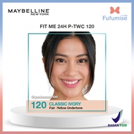MAYBELLINE Fit Me Matte + Poreless Powder Foundation 24H Oil Control SPF 44 / PA++++ | Bedak | Two W