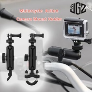 Motorcycle GoPro Holder 360 Rotation Action Camera Mount Holder Bicycle Bike Handle Bar Side Mirror 