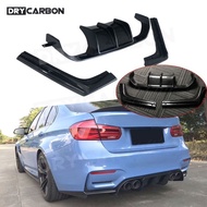On sale V Style Carbon Fiber Body Kit Car Rear Bumper Diffuser Lip Spoiler for BMW 3 4 Series F80 M3
