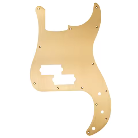Musiclily Ultra 13 Holes Anodized Aluminum P-Bass Pickguard for American Fender Standard Precision B