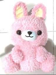 はぐはぐふわりんず 粉紅兔子 兔兔 日版日本景品 大型娃娃 絨毛玩偶 填充玩具  Amuse 萌萌咖啡小熊