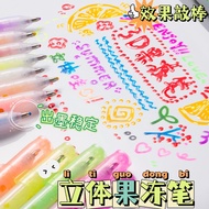 Jelly Pen 3d Full Set Guka Pen Handbook Special Set Color Pen Color Gel Pen Juice Pen Jelly Pen 3d Three-Dimensional Full Set Guka Pen Handbook Special Set Color Pen Color Gel Pen Juice Pen 71226