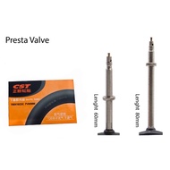 CST Bicycle Inner Presta FV Tube 700c 60mm , 80mm & 26"