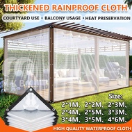 MKBK Plastic PE Film Transparent Rainproof Shade Cloth Rainproof Cloth Canvas Thickened Plastic PE O