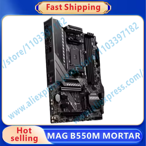 MAG B550M MORTAR B550M Motherboard AMD B550 AM4 AMD DDR4 128GB PCI-E 4.0 2×M.2 SATA III Micro ATX OK